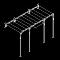 ATX® Functional WALL RIG 700 - Ladder 3 Isoansicht