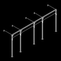 ATX® Functional WALL RIG 700 - Standard 4 Isoansicht