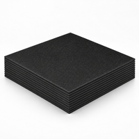 Set 10 Stück - Bodenschutzmatte Stardust 5% EPDM Overlayer 1000 x 1000