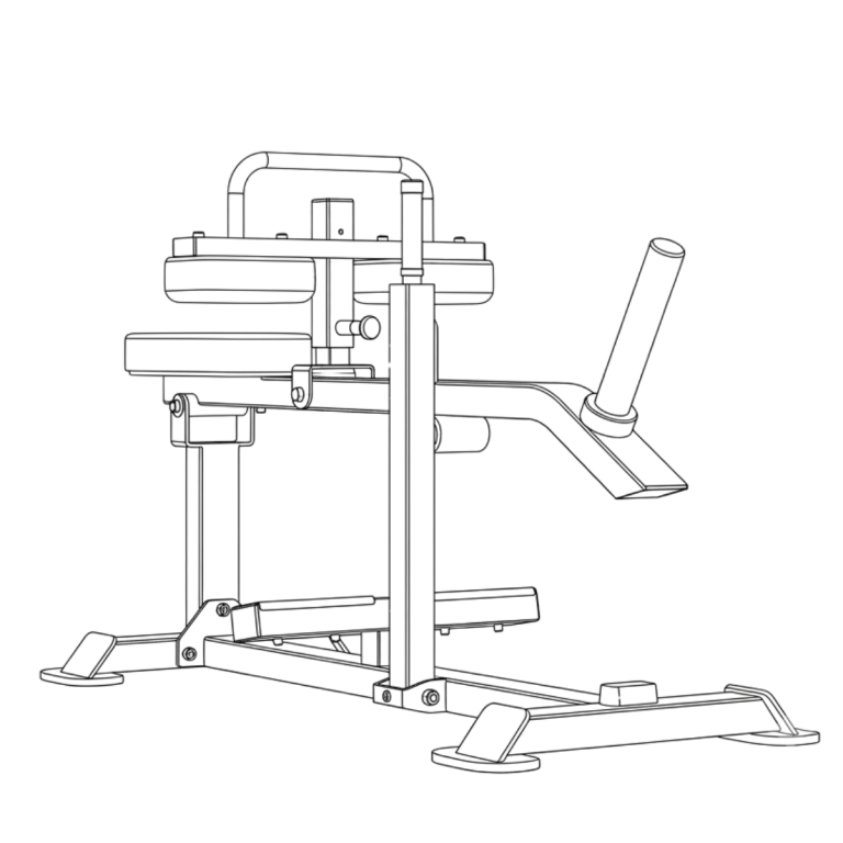 Seated Calf Raise Plate Loaded - BH Fitness