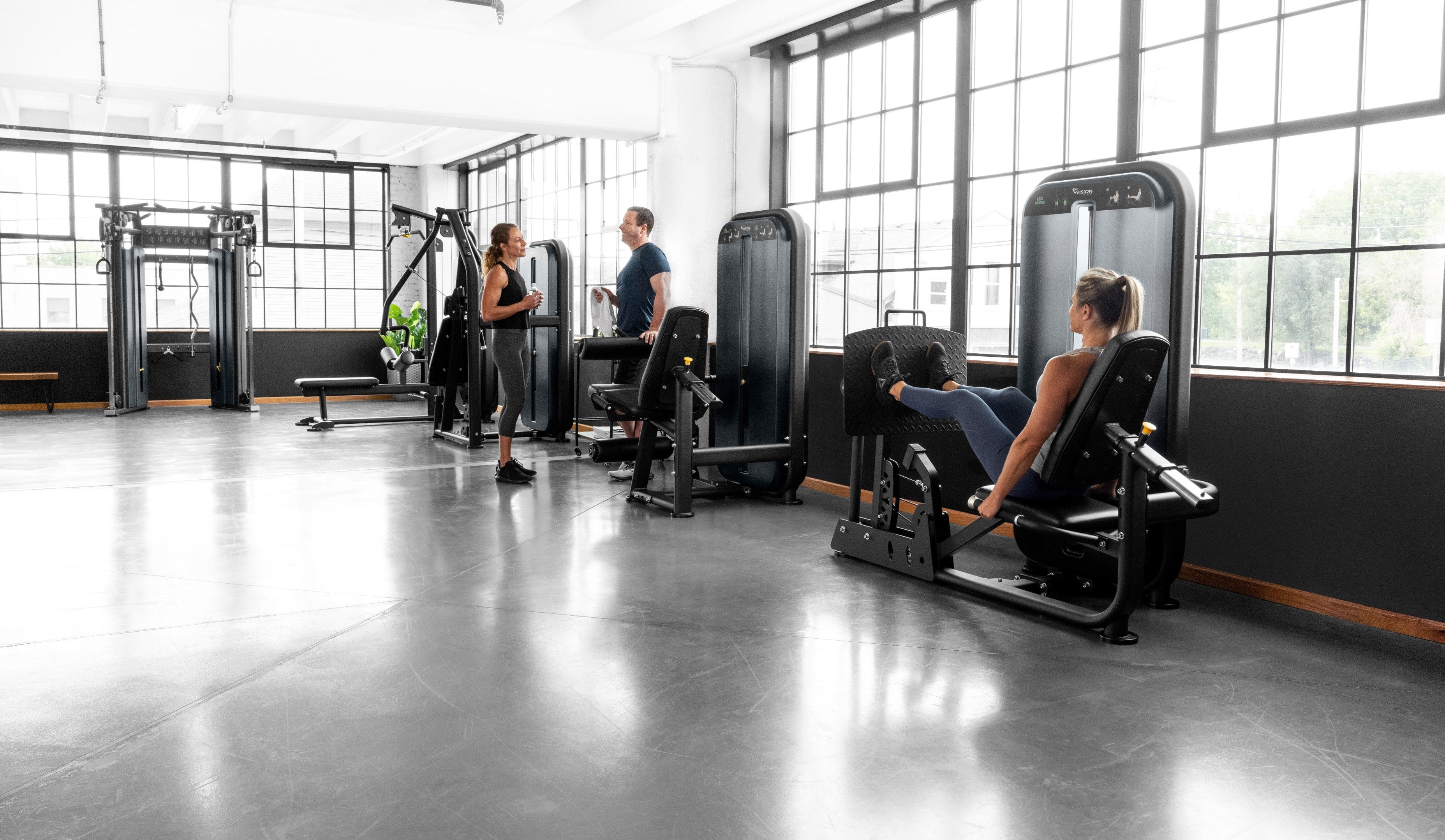 Leg Press Stack Weight - Vision Fitness ideal für das Beintraining