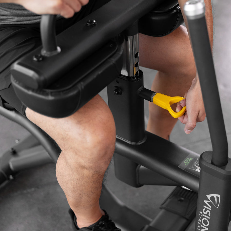 Calf Machine Seated Plate Load - Vision Fitness