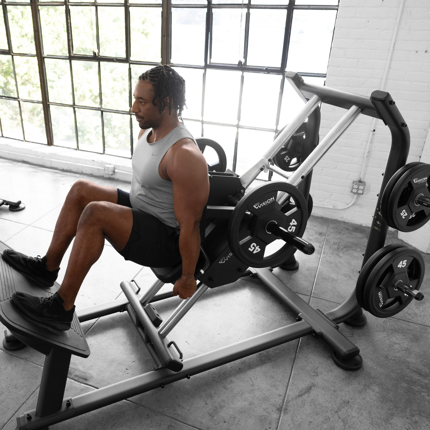Hack Squat Plate Load - Vision Fitness