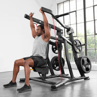 Schulterpresse Plate Load - Vision Fitness - einarmige (bilateral) Übungsausführung