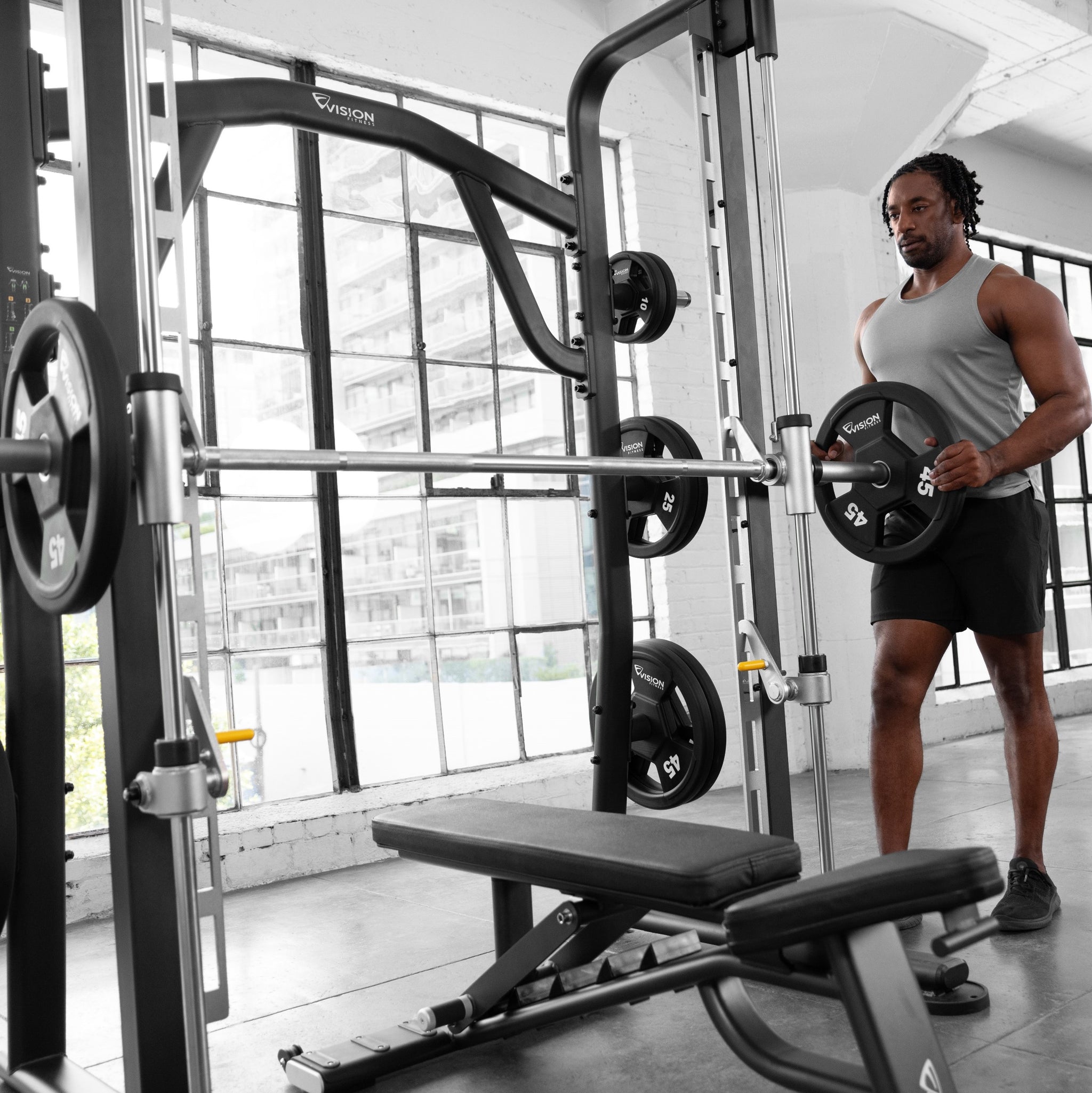 Smith Machine Plate Load - Vision Fitness