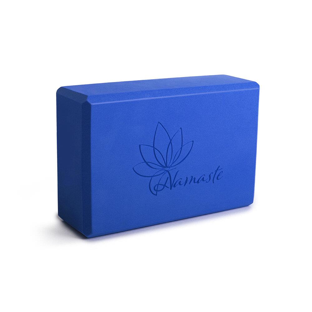 Yogablock 23 x 15 x 7,5 cm - blau