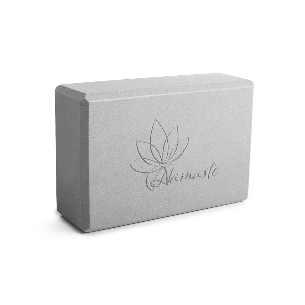 Yogablock 23 x 15 x 7,5 cm - grau