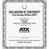 Declaration of Conformity to EC Directive EN Norm 20957