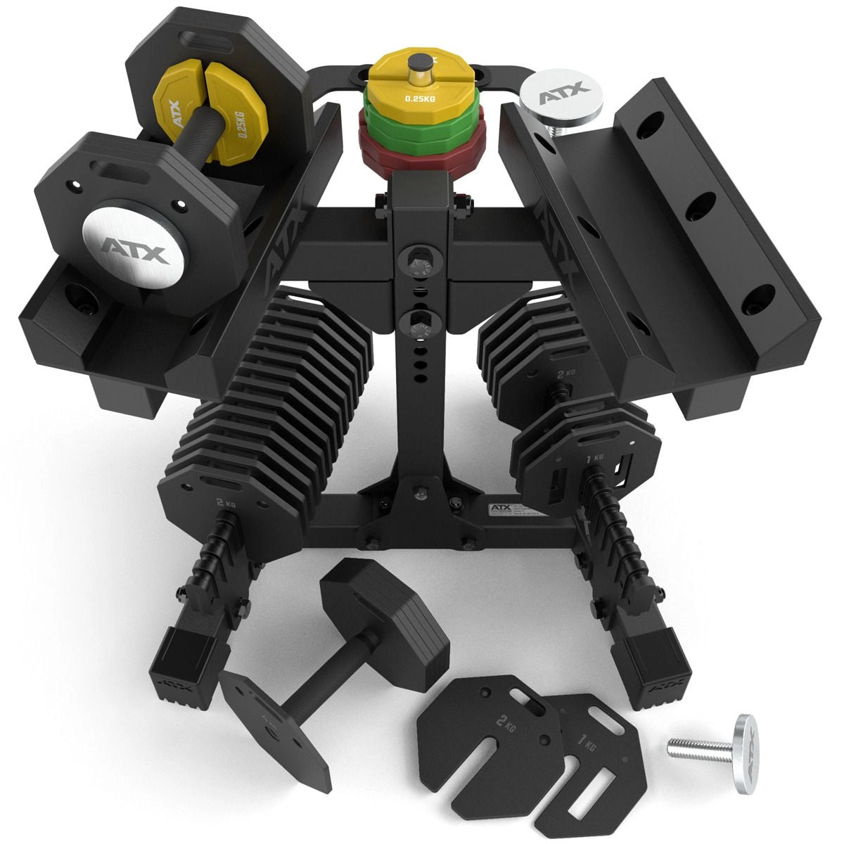 ATX® Adjustable Dumbbell Stand - M mit Zubehör
