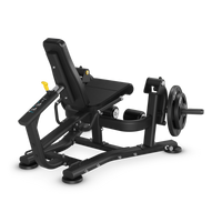 Beinstrecker Maschine – Vision Fitness Keystone Plate Load schräg hinten