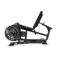 Beinstrecker Maschine – Vision Fitness Keystone Plate Load von der Seite