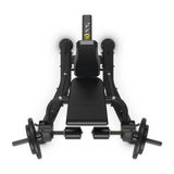 Beinstrecker Maschine – Vision Fitness Keystone Plate Load von oben