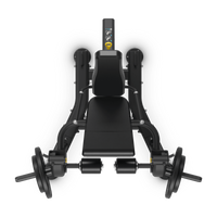 Beinstrecker Maschine – Vision Fitness Keystone Plate Load von oben