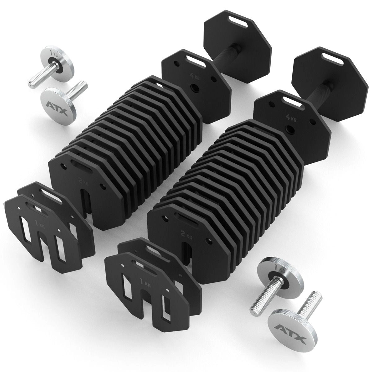 ATX® Octa-Dumbbell-Set XL Bestandteile
