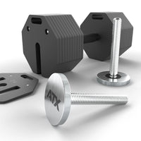 ATX® Octa Gewindeverschlüsse 4 Stück - 172 mm lang mit Hantel