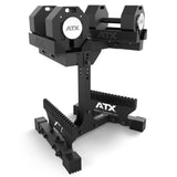 ATX® Adjustable Dumbbell Stand - M mit Kurzhanteln
