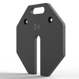 ATX® Octa Gewichtsplatten 2 x 2 kg Vollstahl