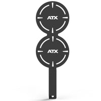 ATX® Ballwurf Zielscheibe doppelt Frontansicht