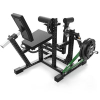 ATX® Beinstrecker / Beinbeuger - sitzend mit Hantelscheiben 50 mm