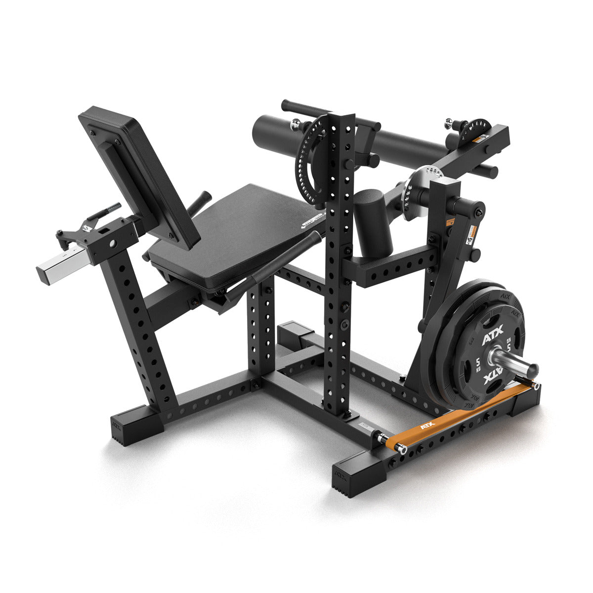 ATX® Beinstrecker / Beinbeuger - sitzend mit Hantelscheiben