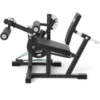 ATX® Beinstrecker / Beinbeuger - sitzend Ansicht von der Seite
