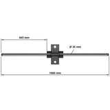 Adapter auf Ø 30 mm für Belt Squat Option Maße: Länge: 106 cm; Durchmesser: 30 mm 