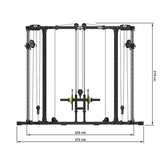 ATX® Cable Cross Over 600 - Plate Load Maße