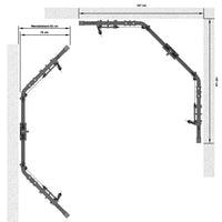 ATX® Cable Cross Over Stack Weight 600 Maße von oben