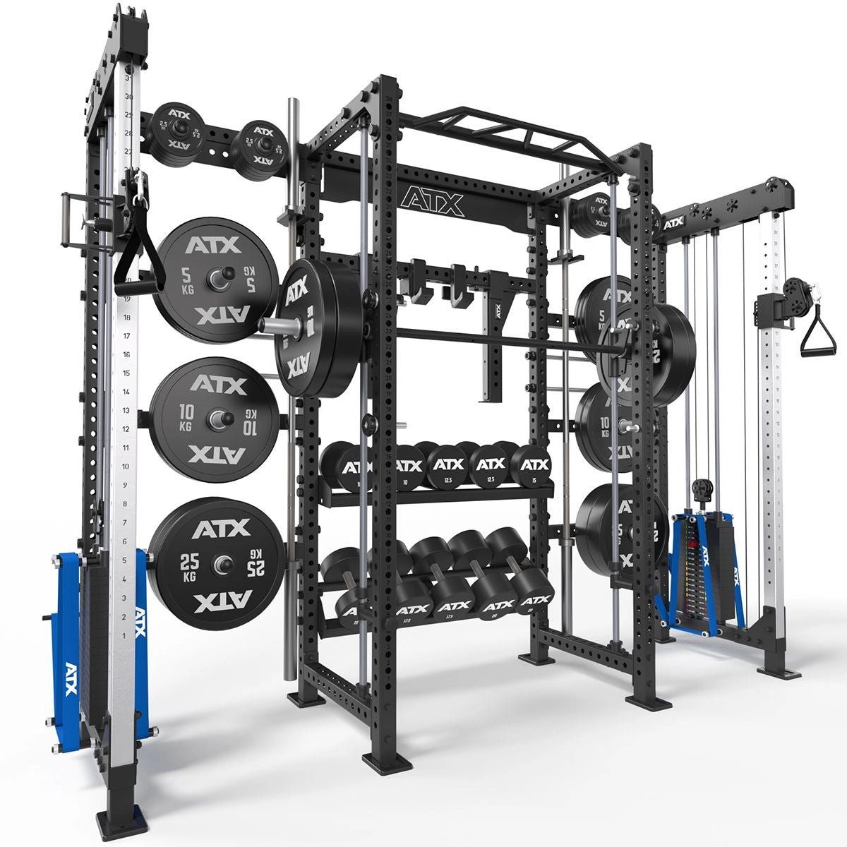 ATX® Multipresse / Smith Option für Cabel Cross Rack inkl.Hantelscheiben