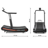 ATX® Speed Runner Curved Treadmill CT-02 Breiter robuster Handlauf