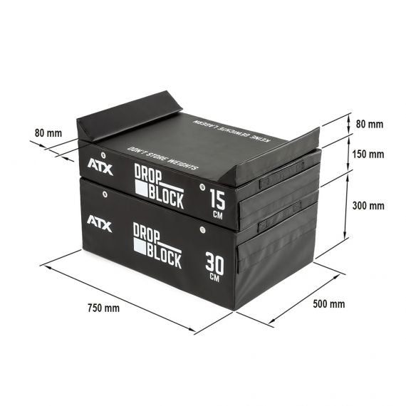 ATX® Soft Drop Block - Set Maße: Länge: 75 cm; Tiefe: 50 cm; Höhe: 53 cm