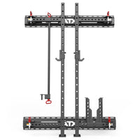 ATX® Fold Back Rack Half Rack 500 Frontansicht eingeklappt