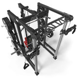 ATX® Hardcore Power Rack & Pull Station FCR-780 Ansicht oben mit Scheiben