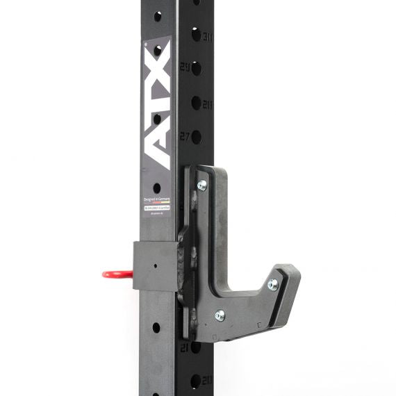 ATX® Heavy Duty J-Hooks Type III / Serie 800 belastbar bis 500 kg pro Paar, innen und außen am Rack / RIG einklinkbar 