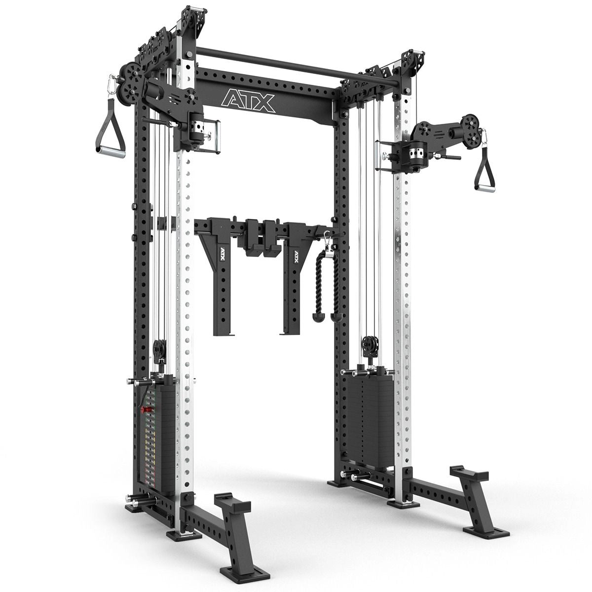ATX® Cable Half Rack mit 2 x 90 kg Steckgewichte