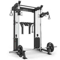 ATX® Cable Half Rack mit 2 x 90 kg Steckgewichte inkl. Deadlift Ablage