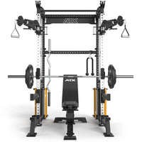 ATX® Cable Half Rack mit 2 x 90 kg Steckgewichte inkl. Zubehör