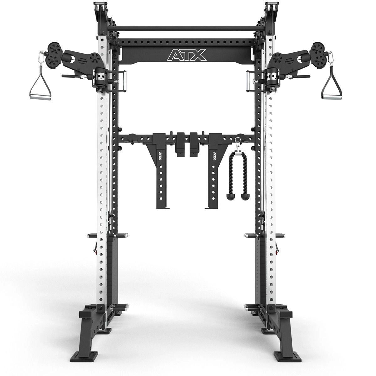 ATX® Cable Half Rack mit 2 x 90 kg Steckgewichte Frontansicht