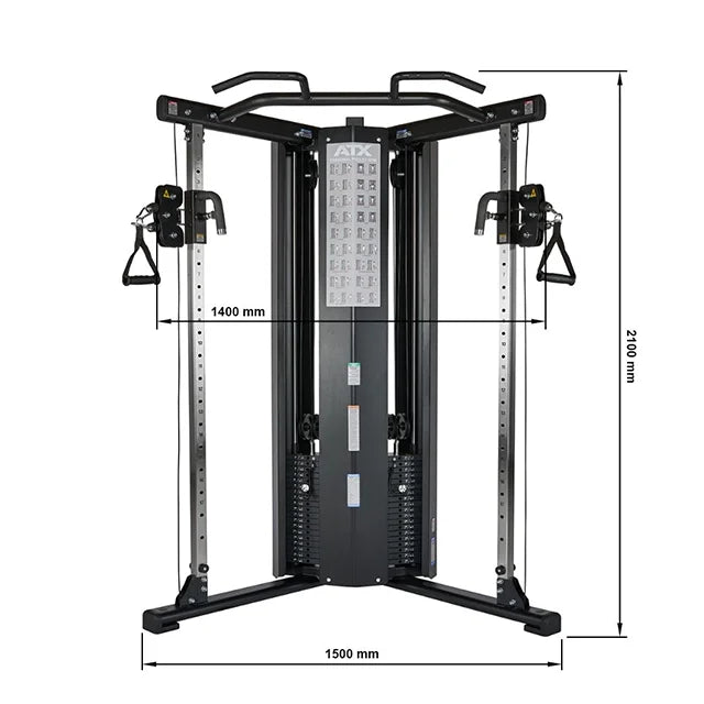 ATX® Functional Trainer Compact Maße: Breite: 150 cm; Höhe: 210 cm