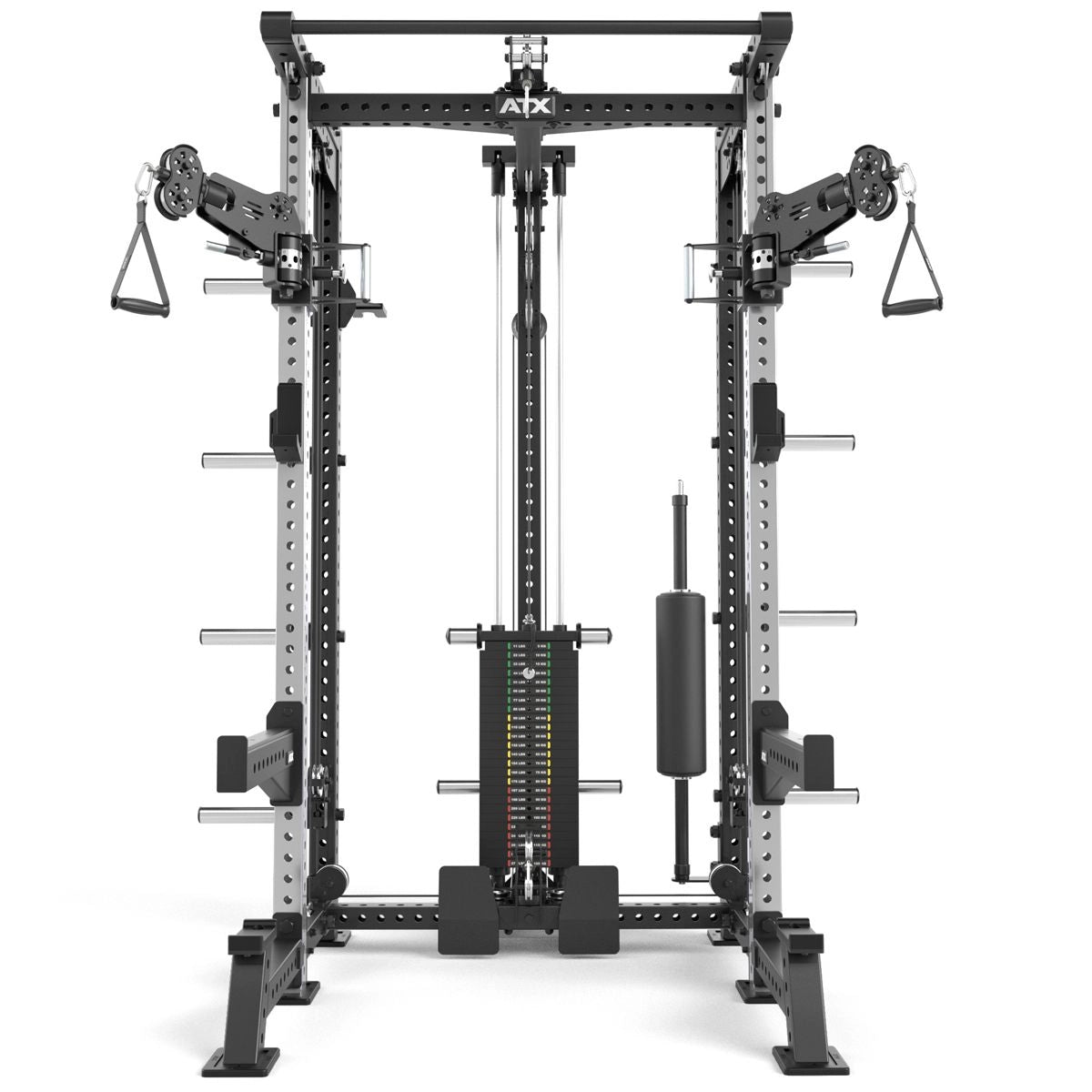 Pull Down Rack Cable ATX® Hardcore Half Rack HCR-780 – 125 kg Lat Pull-down with Cable Cross ...