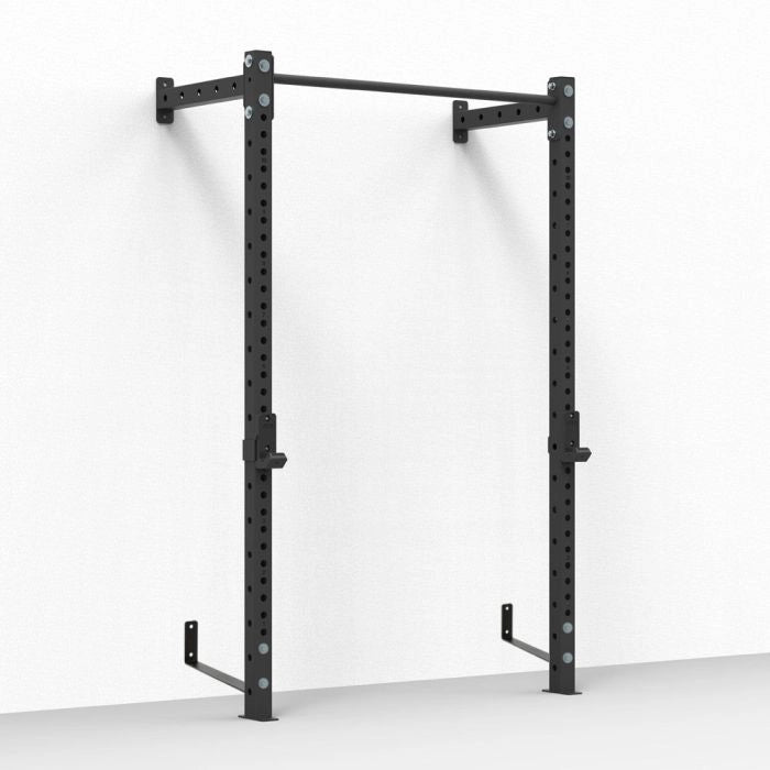  ATX® Half Rack 660 - Wandbefestigung - Höhe 195 cm inkl. J-Hooks mit gerader Klimmzugstange