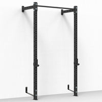  ATX® Half Rack 670 - Wandbefestigung - Höhe 215 cm inkl. J-Hooks mit gerader Klimmzugstange