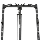 ATX® Half Rack – Komplettstation inkl. Latzug (Plate Load) inkl. integrierter Multi-Grip Klimmzugstange