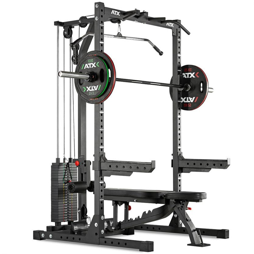 ATX® Half Rack 620 with lat pull-down station Stack Weight 