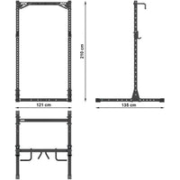 ATX Half Rack 620 Maße: Breite 121 cm; Tiefe 135 cm; Höhe 210 cm