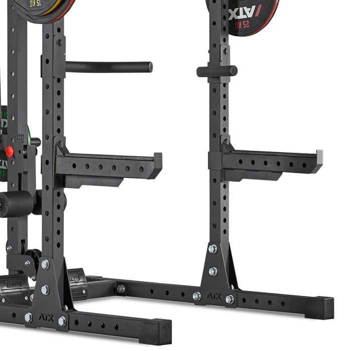 ATX® Safety Spotter Arms 700 Series angebracht an einem Half Rack