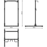  ATX® Half Rack 750 inkl. J-Hooks - 700 Type 5 Maße: Breite: 123 cm; Tiefe: 152 cm; Höhe: 225 cm