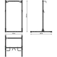  ATX® Half Rack 750 inkl. J-Hooks - 700 Type 5 Maße: Breite: 123 cm; Tiefe: 152 cm; Höhe: 225 cm