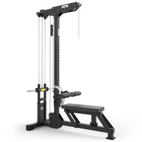 ATX Latzug und Ruderzug für Scheibengewichte - Frontansicht