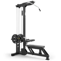 4. ATX Latzug - Perspektivansicht mit Gewichtsschlitten